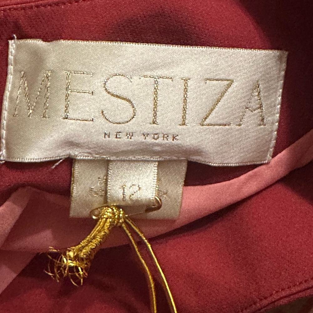 NWT Mestiza New York Perla Flamingo Flourish
Crew Neck Short Puff Sleeve Dress - Picture 8 of 12